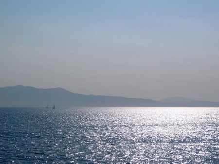 ギリシャ_エーゲ海1日クルーズへ