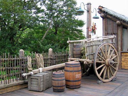 東京ディズニーシー_ロストリバーデルタの市場
