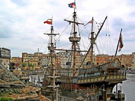 東京ディズニーシー_ガリオン船ルネサンス号(HDR風)