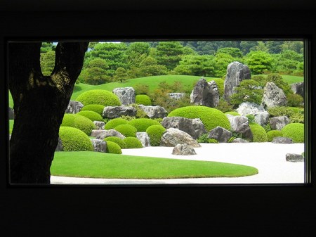 足立美術館の日本庭園