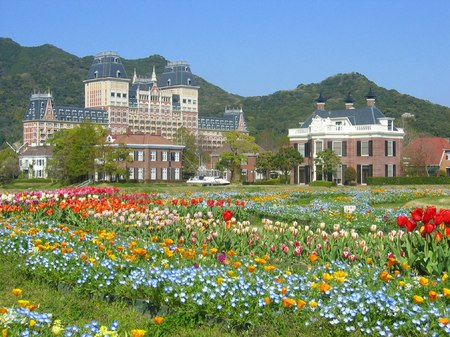 ハウステンボス_バスチオンの花畑